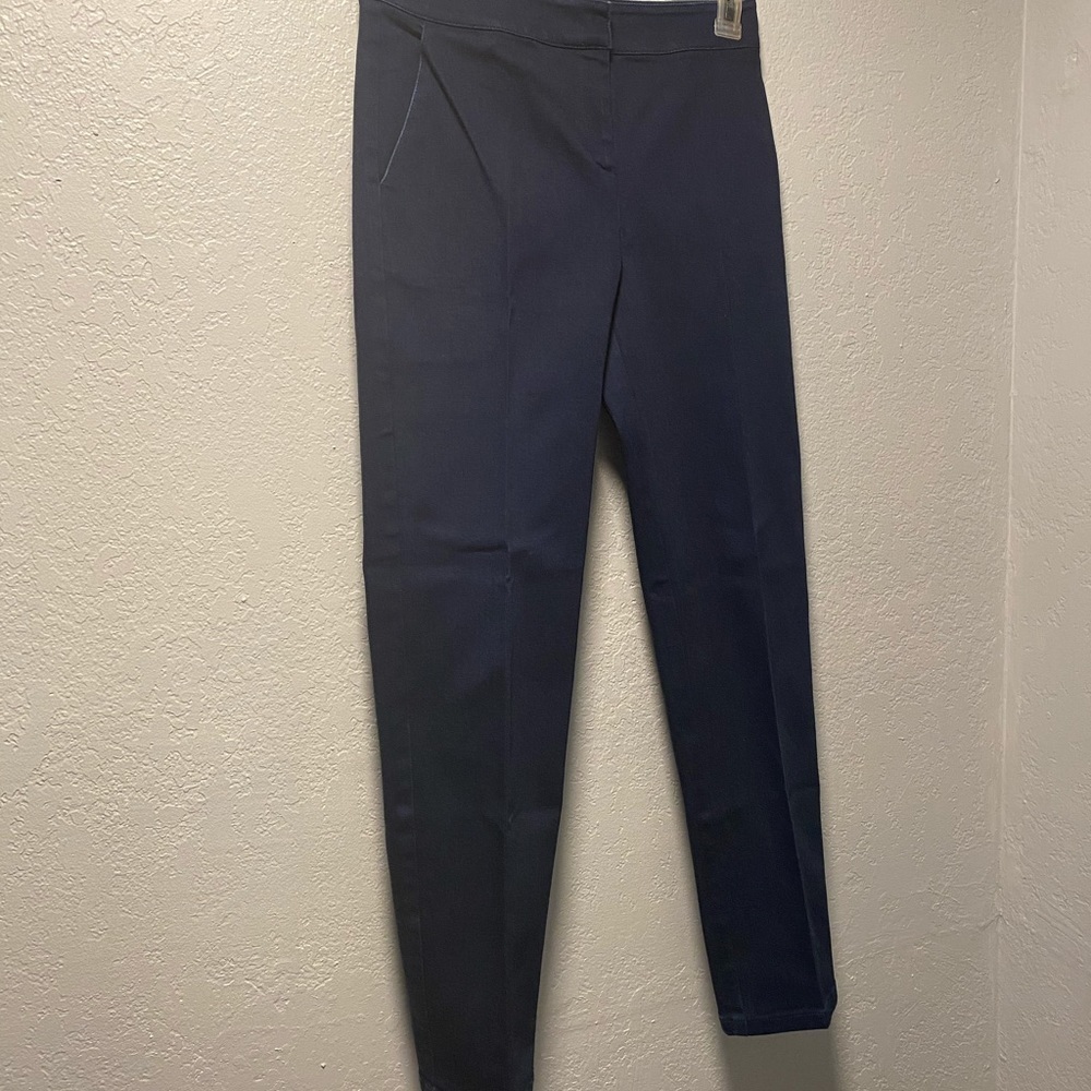 ST JOHN Womens Denim Dresspants With Pockets Sz 4